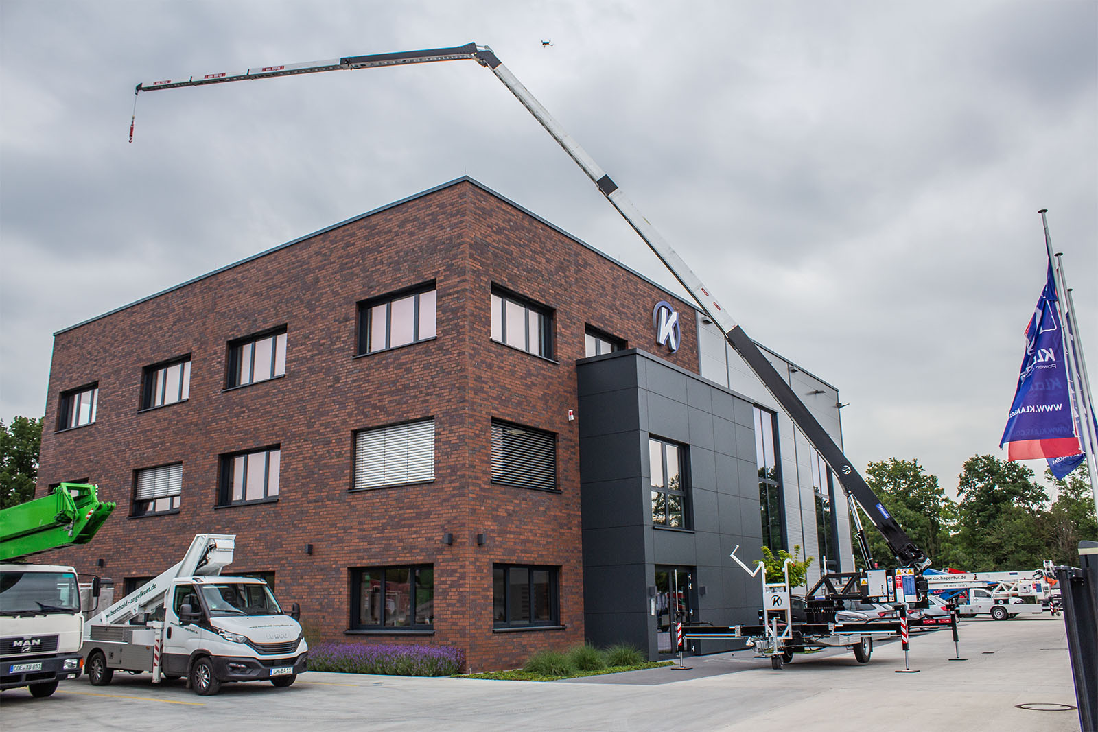 Klaas K23-33 Kran Seitenansicht