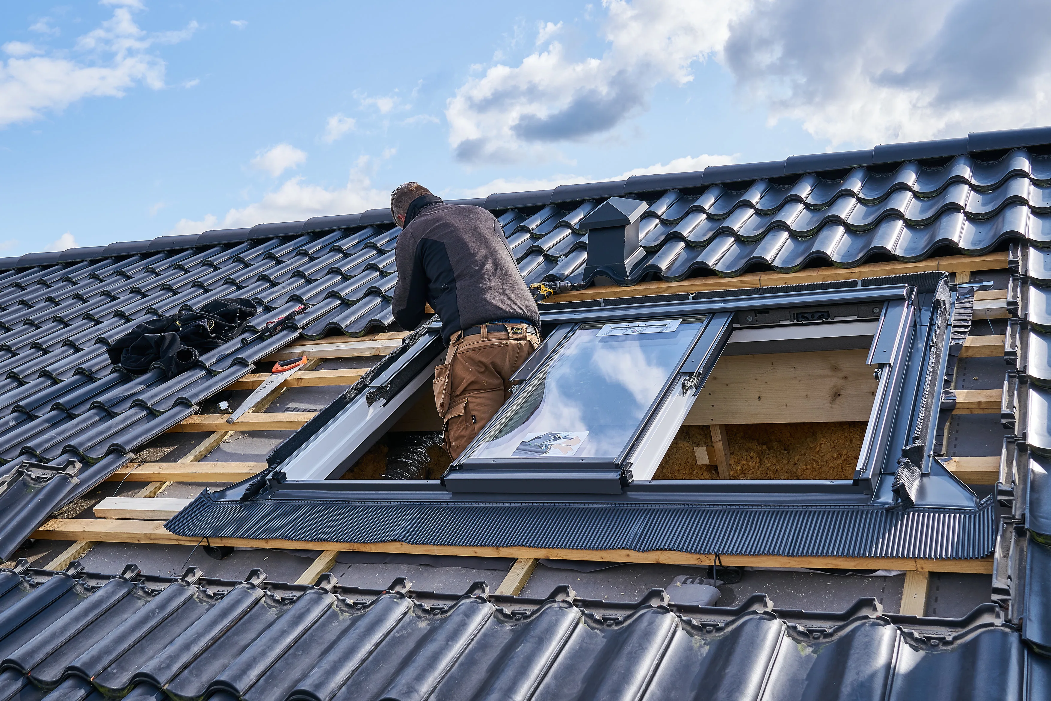 VELUX Dachfenster Einbau